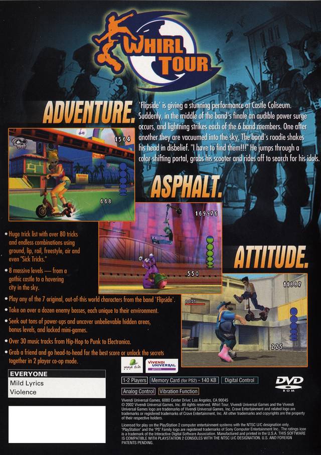 Whirl Tour - (PS2) PlayStation 2 [Pre-Owned] Video Games Crave