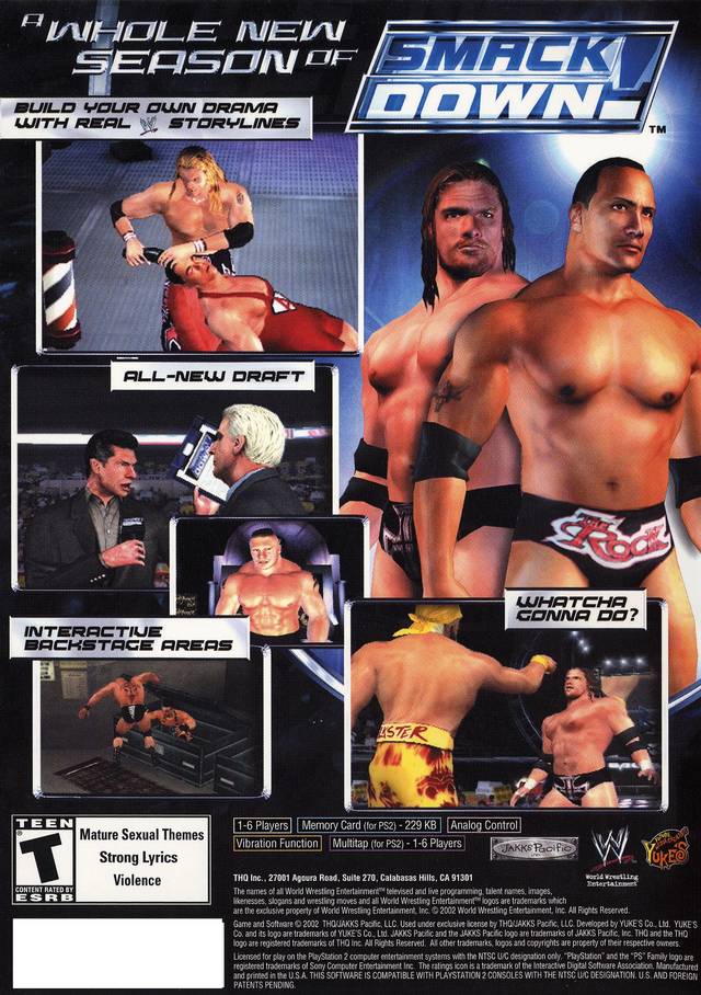 WWE SmackDown! Shut Your Mouth - (PS2) PlayStation 2 [Pre-Owned] Video Games THQ   