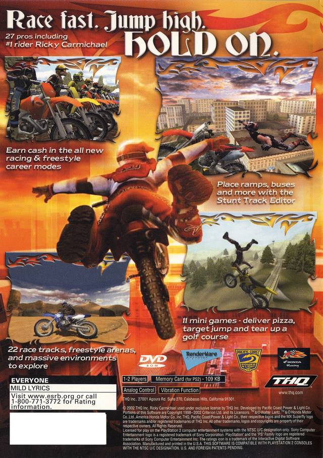 MX Superfly - (PS2) PlayStation 2 [Pre-Owned] Video Games THQ   