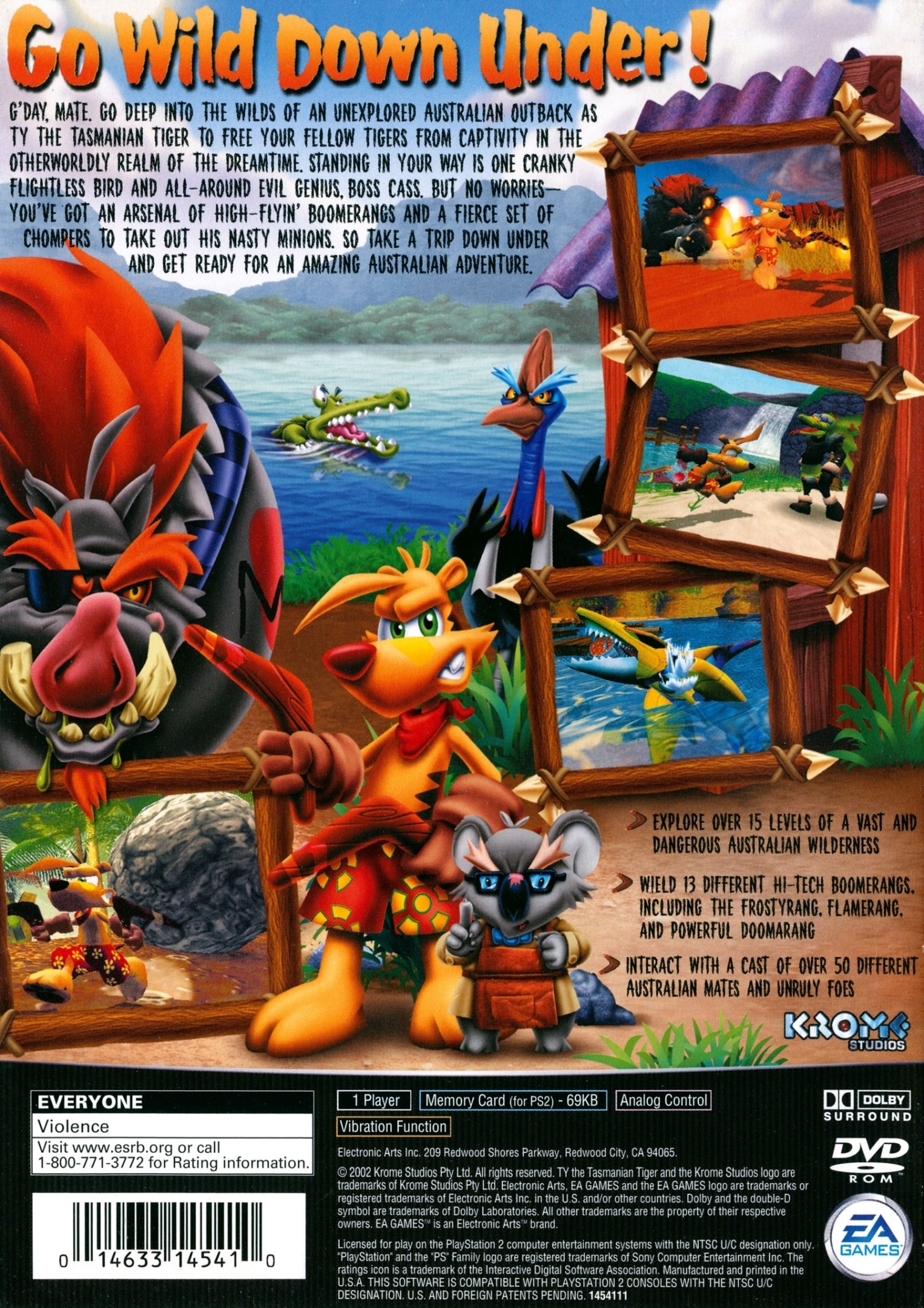 Ty the Tasmanian Tiger - (PS2) PlayStation 2 | J&L Game