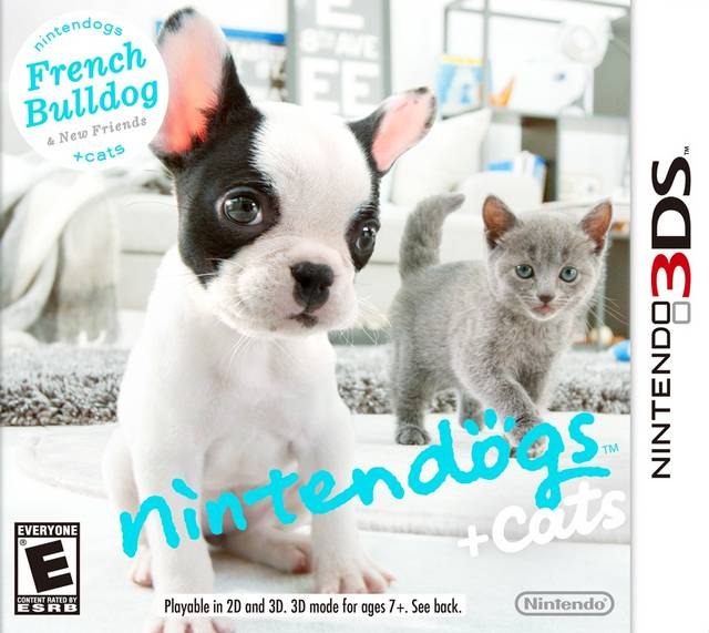 Nintendogs + Cats: French Bulldog & New Friends - Nintendo 3DS Video Games Nintendo   