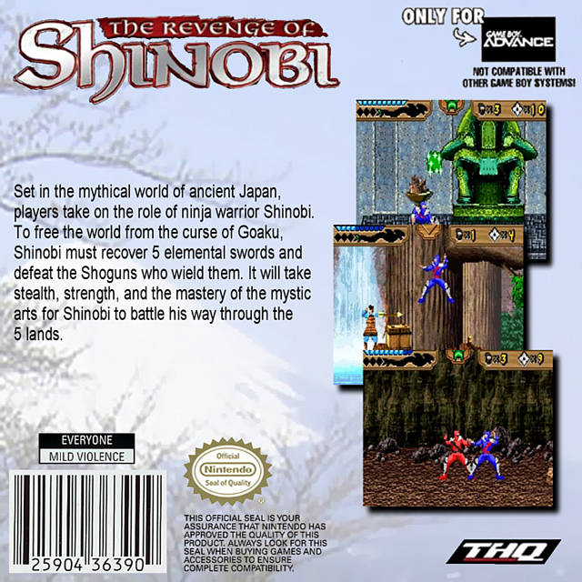 The Revenge of Shinobi - (GBA) Game Boy Advance [Pre-Owned] Video Games THQ   