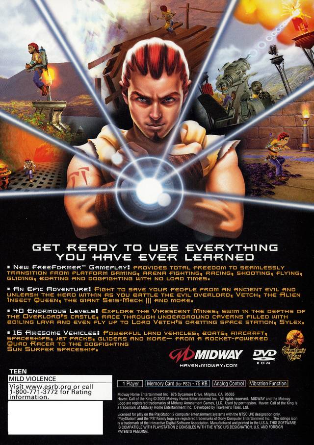 Haven: Call of the King - (PS2) PlayStation 2 Video Games Midway