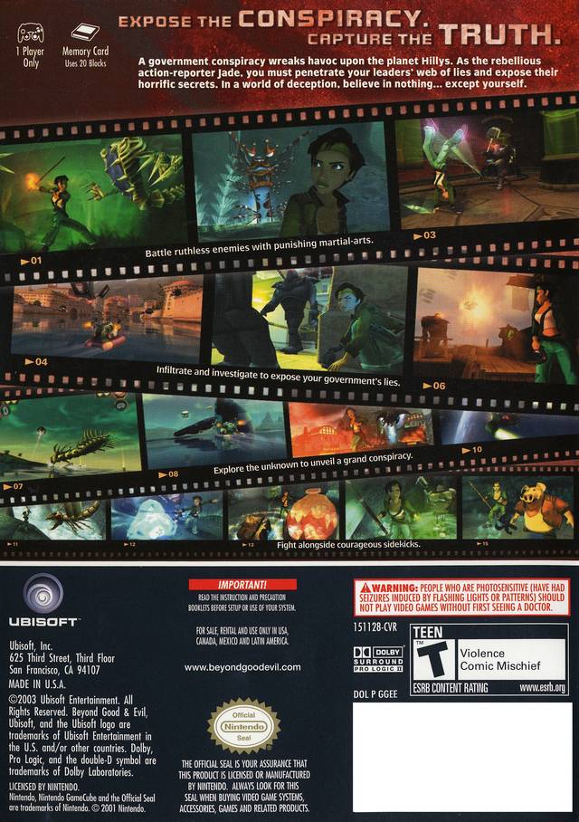 Beyond Good & Evil - (GC) GameCube [Pre-Owned] Video Games Ubisoft   