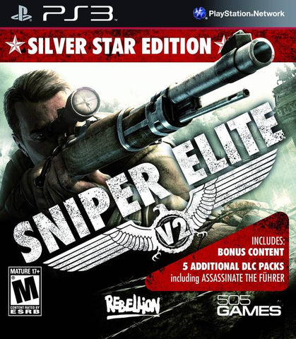 Sniper Elite V2 (Silver Star Edition) - PlayStation 3 Video Games 505 Games   