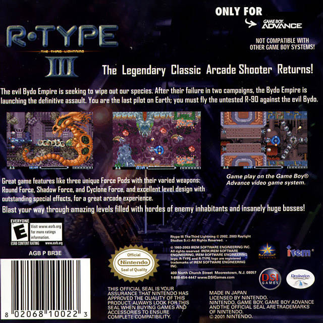 R-Type III: The Third Lightning - (GBA) Game Boy Advance [Pre-Owned] Video Games Destination Software   