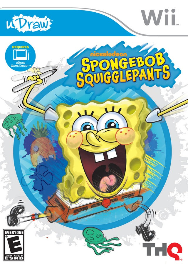 uDraw: SpongeBob Squigglepants - Nintendo Wii [Pre-Owned] Video Games THQ   