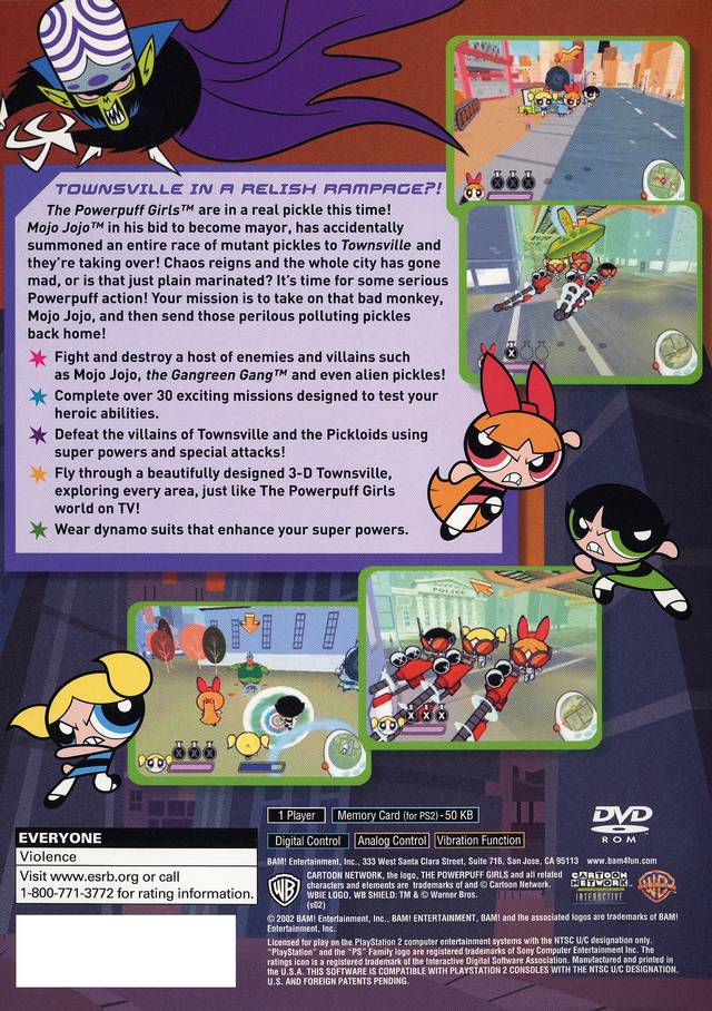 The Powerpuff Girls: Relish Rampage - (PS2) PlayStation 2 [Pre-Owned] Video Games Bam Entertainment   