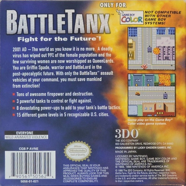 BattleTanx - (GBC) Game Boy Color [Pre-Owned] Video Games 3DO   