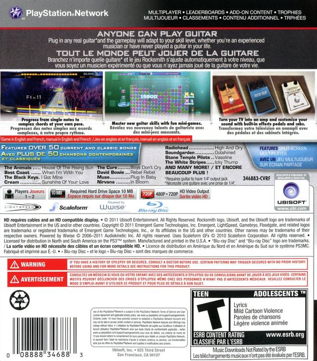 Rocksmith - (PS3) PlayStation 3 [Pre-Owned] Video Games Ubisoft   