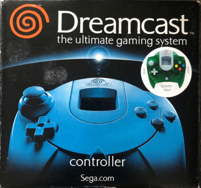 Sega Dreamcast Controller ( Green ) Sega Dreamcast [Pre-Owned] Accessories SEGA   