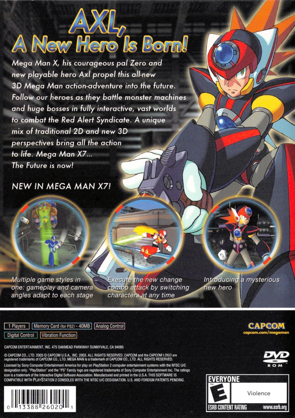 Mega Man X7 • PS2 PlayStation 2 • WATA 9.8 A+ • Not VGA CGC 13388260201 Mega Man X7 • PS2 PlayStation 2 • WATA 9.8 A+ • Not VGA CGC 13388260201