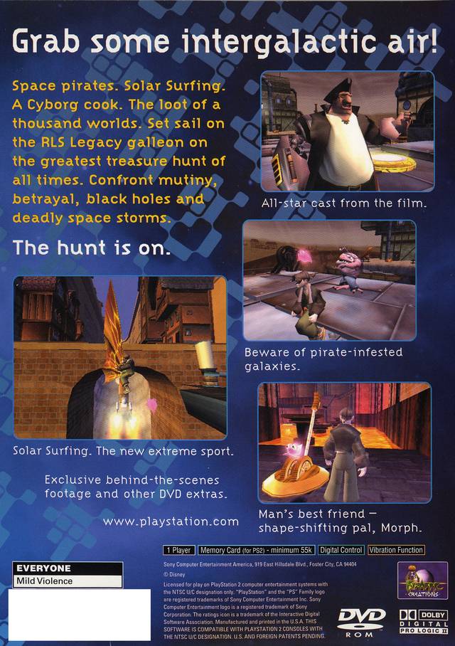 Treasure Planet PS2 PlayStation 2 Pre Owned