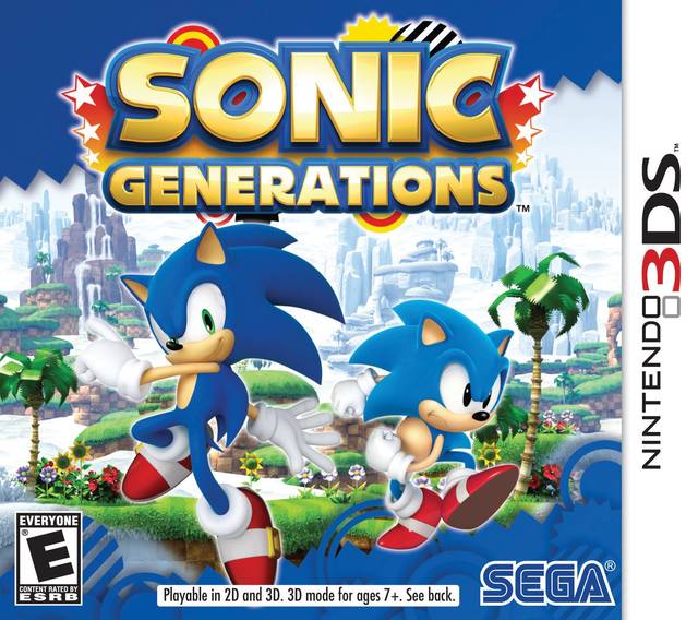 Sonic Generations - Nintendo 3DS Video Games Sega   
