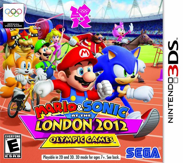 Mario & Sonic at the London 2012 Olympic Games - Nintendo 3DS Video Games Sega   
