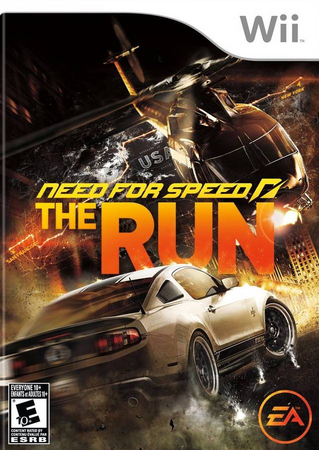 Need for Speed: The Run - Nintendo Wii Video Games Electronic Arts   