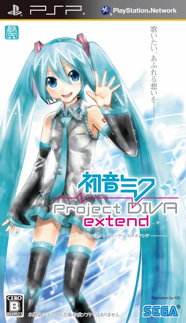 Hatsune Miku: Project Diva Extend - Sony PSP (Japanese Import) Video Games Sega   