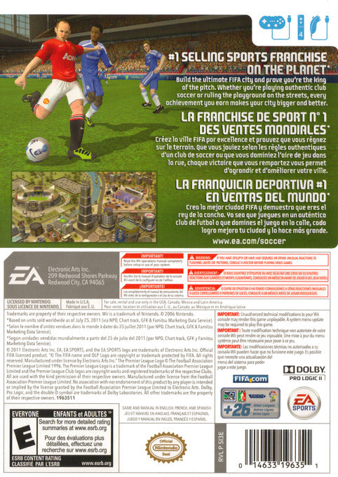 FIFA Soccer 12 - Nintendo Wii [Pre-Owned] Video Games Electronic Arts   