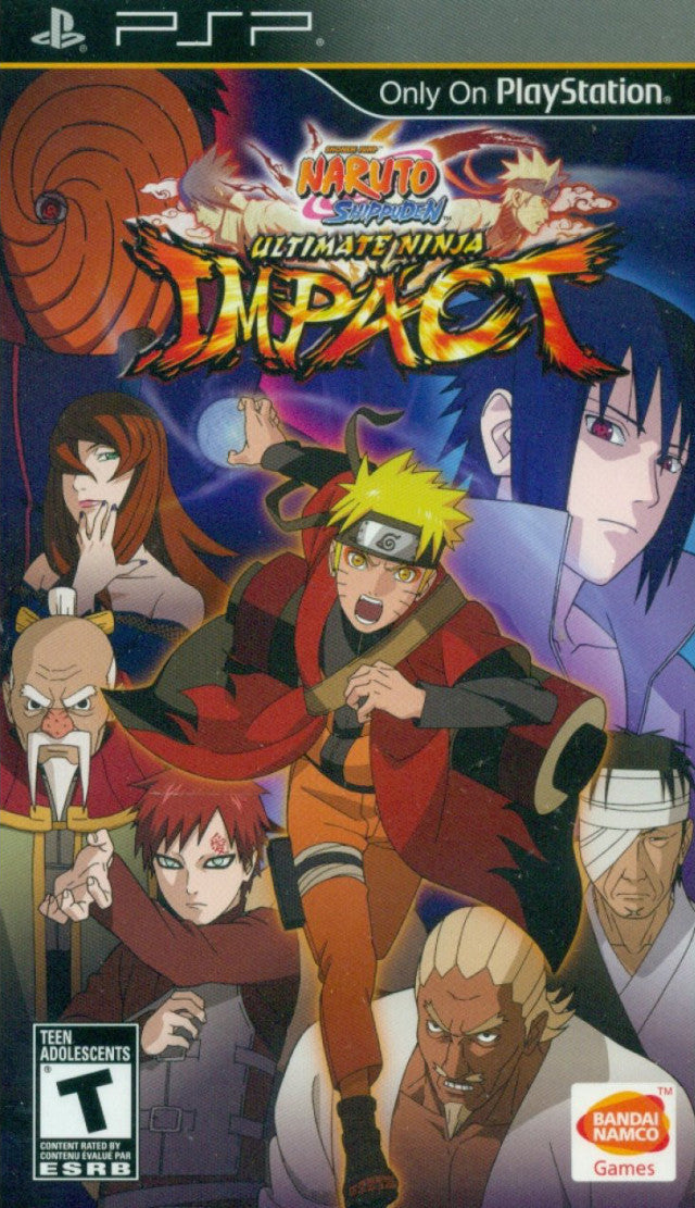 Naruto Shippuden: Ultimate Ninja Impact - Sony PSP Video Games Namco Bandai Games   