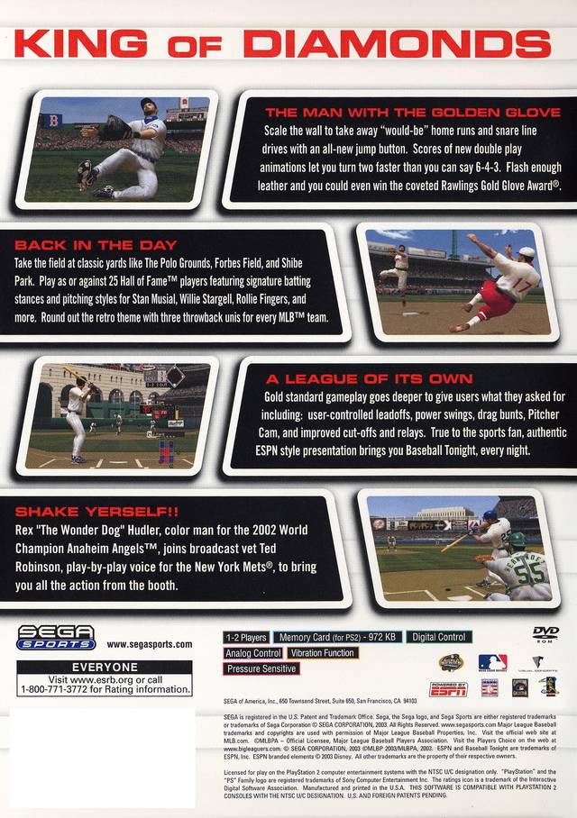 World Series Baseball 2K3 - (PS2) PlayStation 2 [Pre-Owned] Video Games Sega   