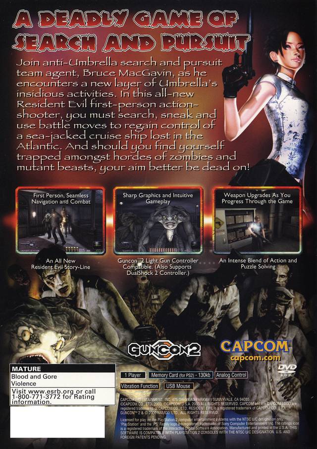 Resident Evil: Dead Aim - (PS2) PlayStation 2 [Pre-Owned] Video Games Capcom   