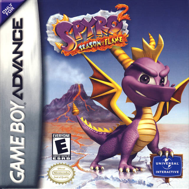 Spyro 2: Season of Flame - (GBA) Game Boy Advance [Pre-Owned] Video Games Universal Interactive   