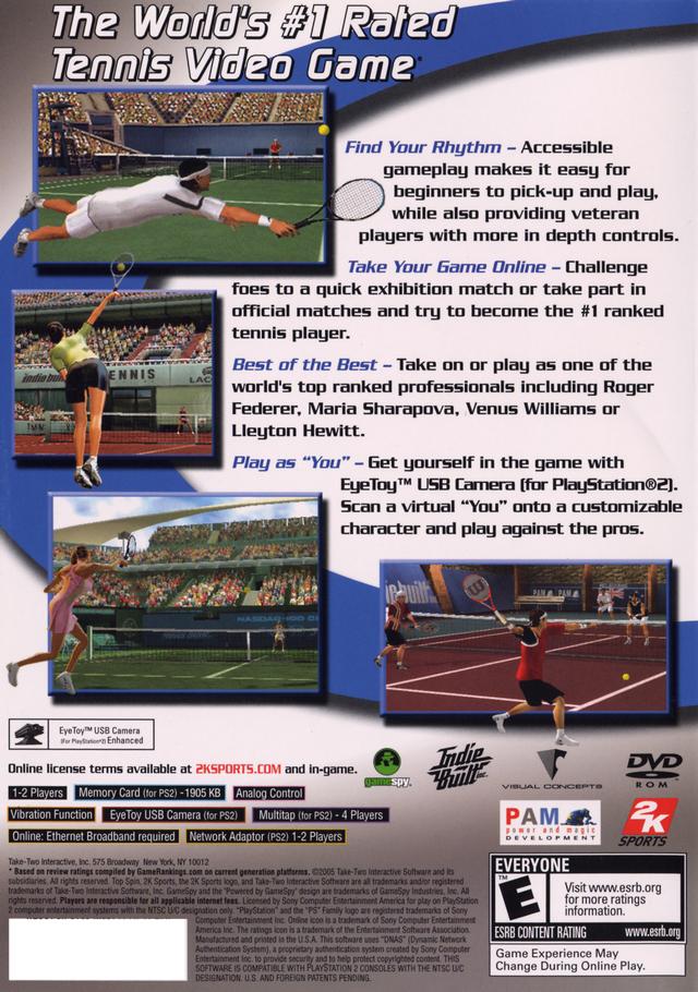 Top Spin - (PS2) PlayStation 2 [Pre-Owned] Video Games 2K Sports   