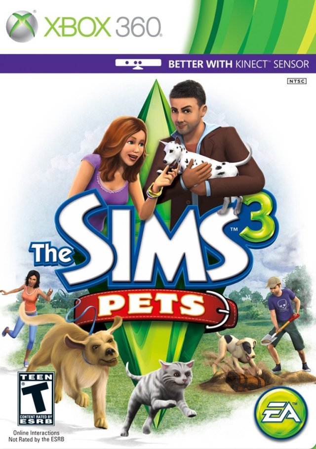 The Sims 3: Pets - Xbox 360 [Pre-Owned] Video Games Electronic Arts   