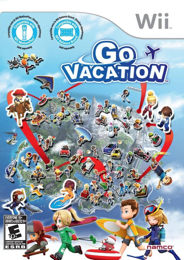 Go Vacation - Nintendo Wii Video Games Namco Bandai Games   