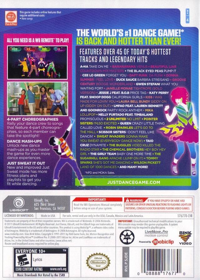 Just Dance 3 - Nintendo Wii [Pre-Owned] Video Games Ubisoft