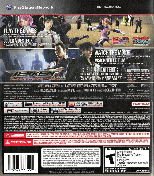 Tekken Hybrid - (PS3) PlayStation 3 [Pre-Owned] | J&L Game
