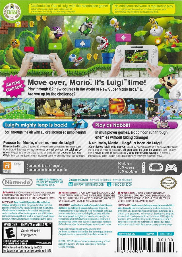 New Super Luigi U - Nintendo Wii U [Pre-Owned] Video Games Nintendo   