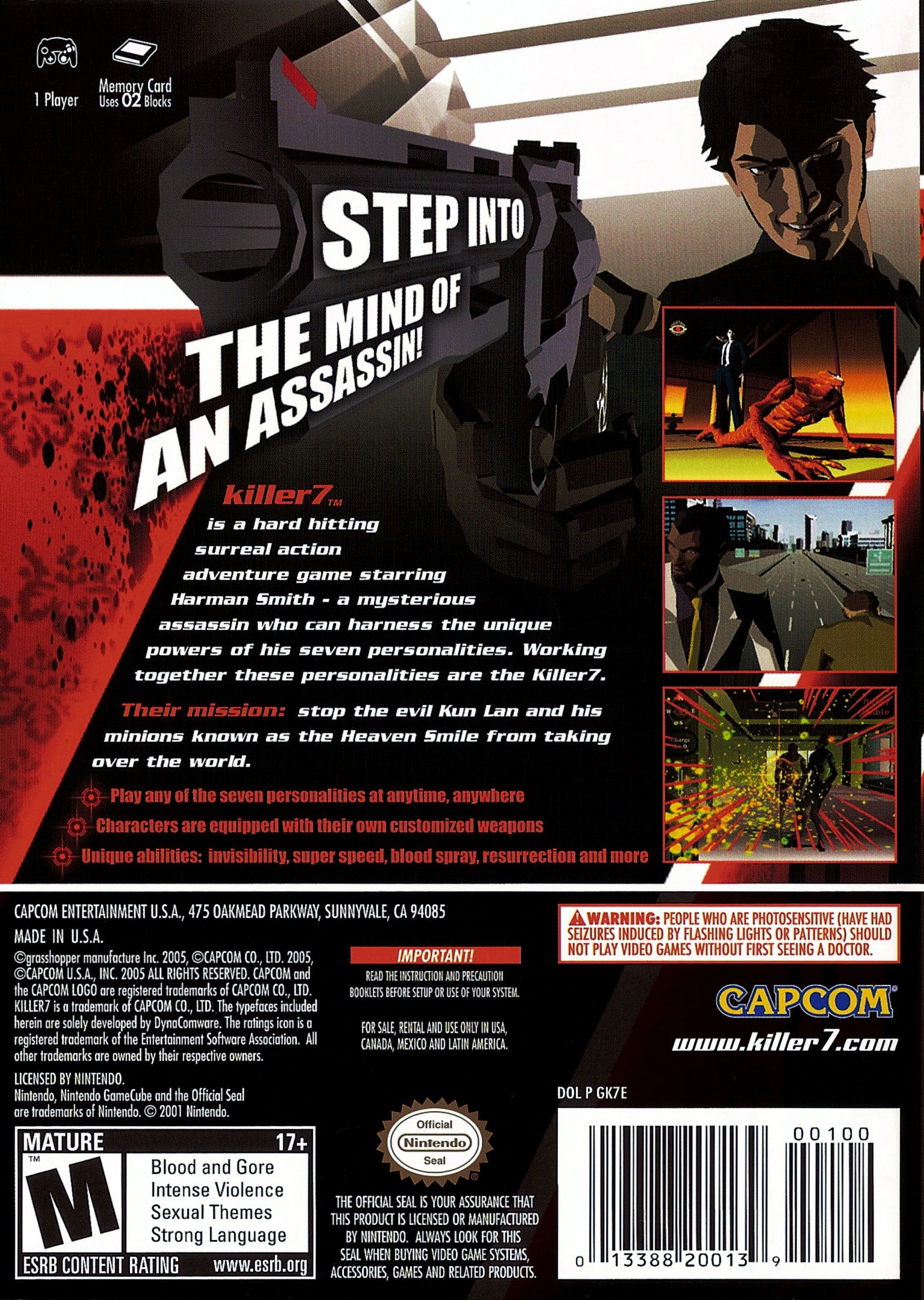 Killer7 - (GC) GameCube [Pre-Owned] | J&L Game