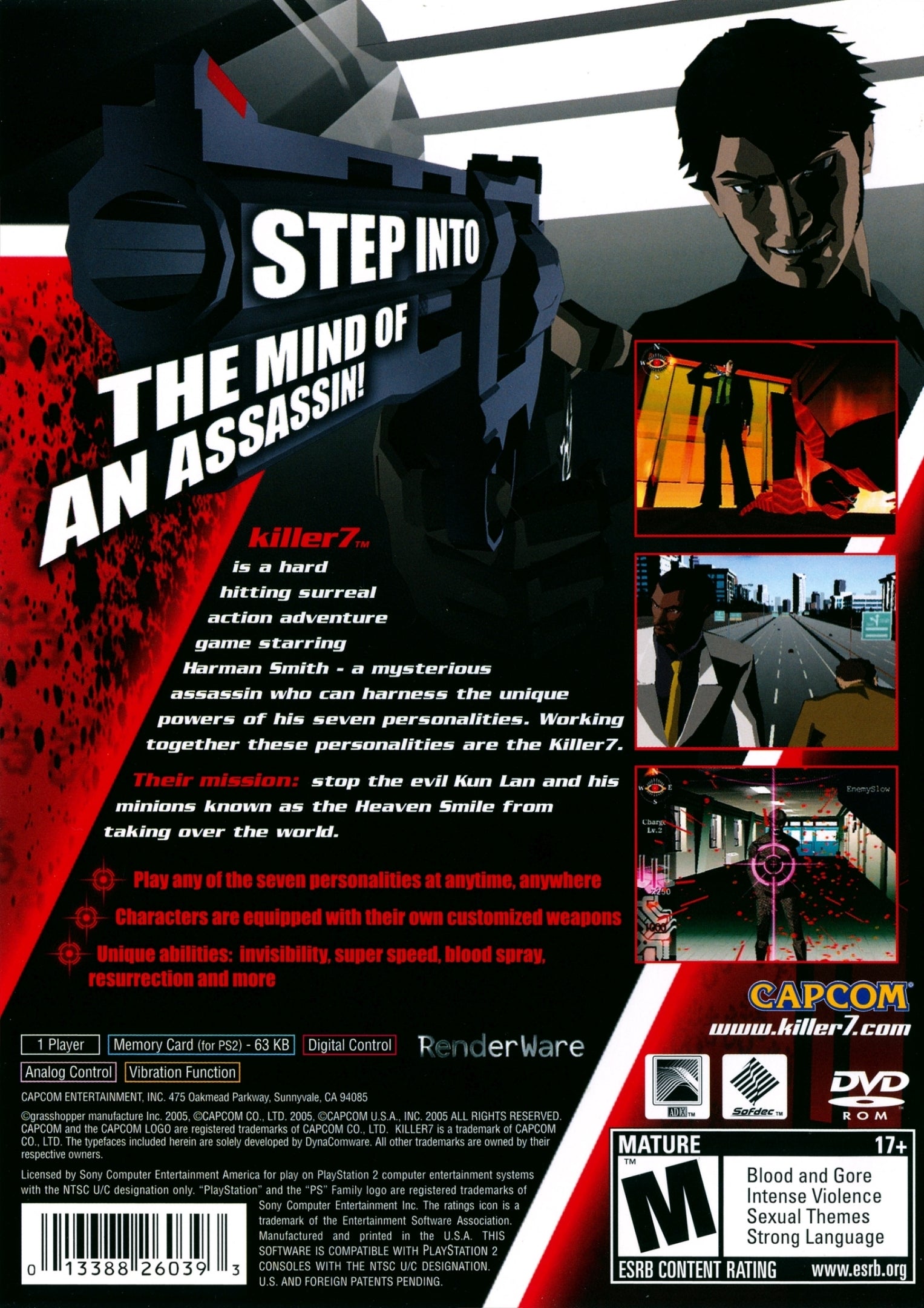 Killer7 - (PS2) PlayStation 2 [Pre-Owned] Video Games Capcom   