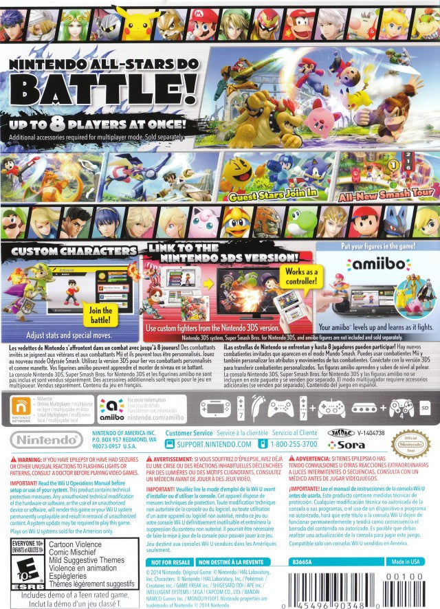 Super Smash Bros. (World Edition) - Nintendo Wii U Video Games Nintendo   