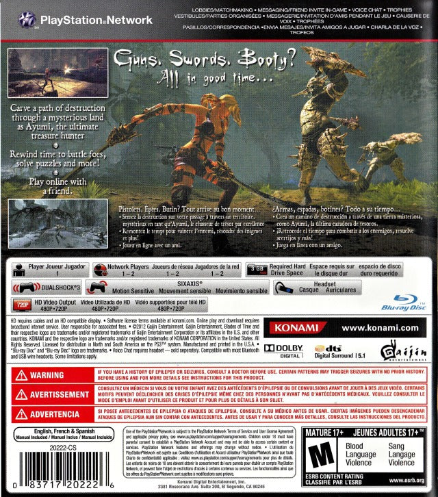 (未使用･未開封品)　Blades of Time - PS3 7z28pnb Blades of Time PS3 KONAMI Sony PlayStation 3 From Japan | eBay