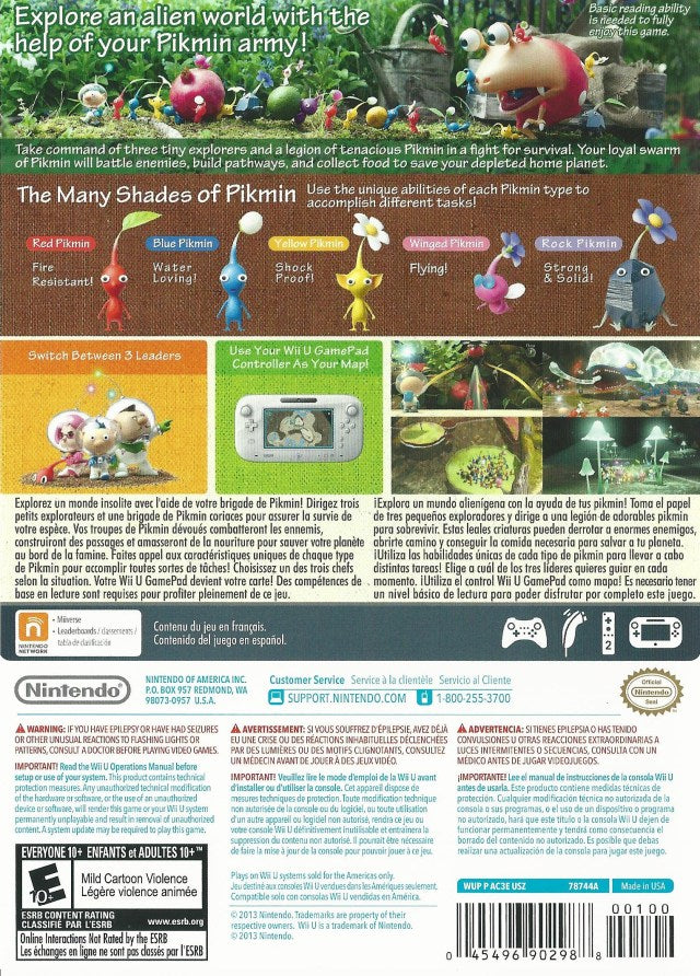 Pikmin 3 - Nintendo Wii U [Pre-Owned] Video Games Nintendo   