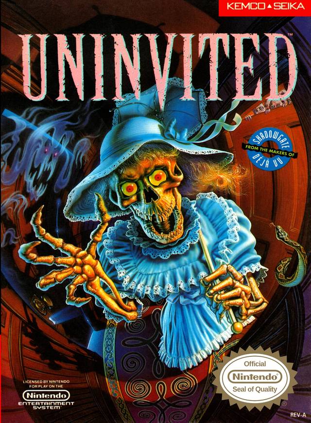 Uninvited - (NES) Nintendo Entertainment System [Pre-Owned] Video Games Kemco   