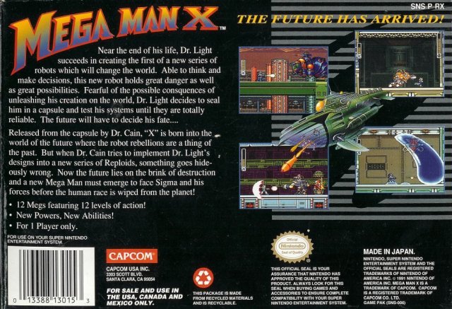 Mega Man X - (SNES) Super Nintendo [Pre-Owned] | J&L Game