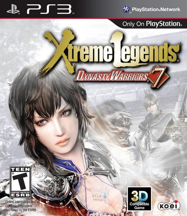 Dynasty Warriors 7: Xtreme Legends - (PS3) PlayStation 3 Video Games Koei Tecmo Games   