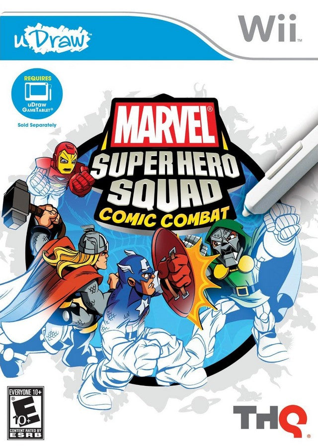 uDraw: Marvel Super Hero Squad: Comic Combat - Nintendo Wii Video Games THQ   