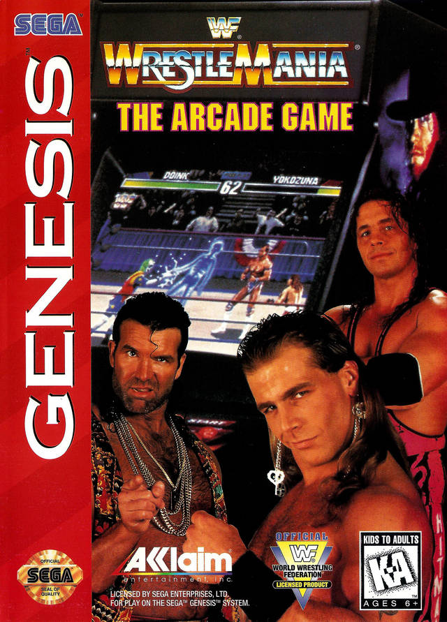 WWF WrestleMania: The Arcade Game - (SG) SEGA Genesis [Pre-Owned] Video Games Acclaim   