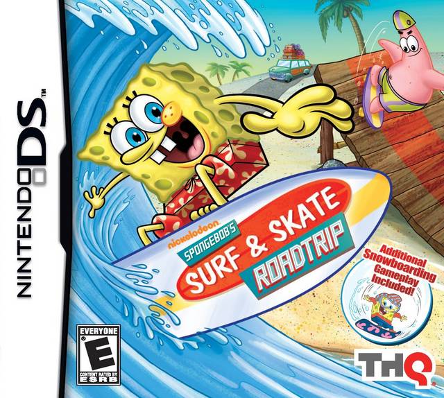SpongeBob's Surf & Skate Roadtrip - (NDS) Nintendo DS Video Games THQ   