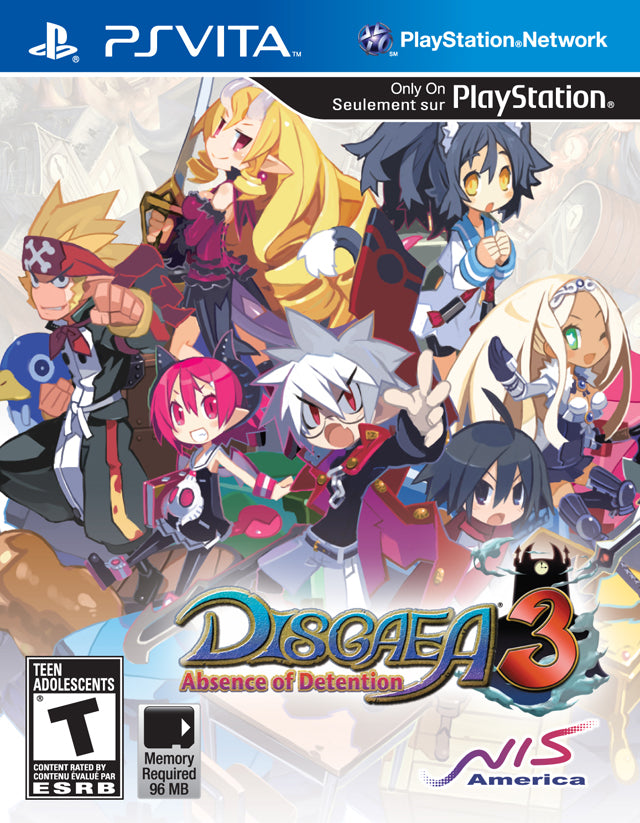 Disgaea 3: Absence of Detention - (PSV) PlayStation Vita [Pre-Owned] Video Games NIS America   