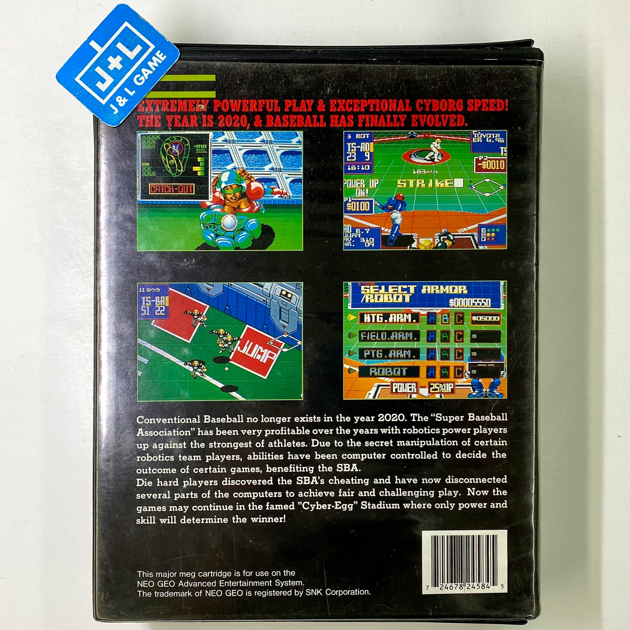 2020 Super Baseball NEO GEO ネオジオ 2020 Super Baseball - (AES) SNK NeoGeo [Pre-Owned] | J&L Game