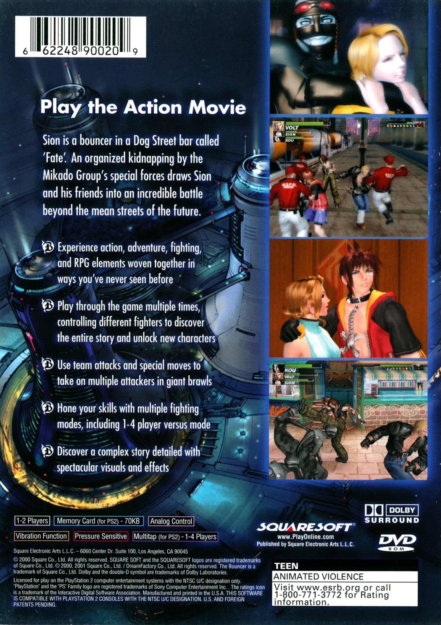 The Bouncer - (PS2) PlayStation 2 [Pre-Owned] | J&L Game