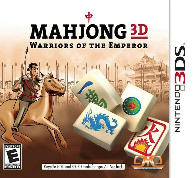 Mahjong 3D: Warriors of the Emperor - Nintendo 3DS [Pre-Owned] Video Games Giant Media Group   