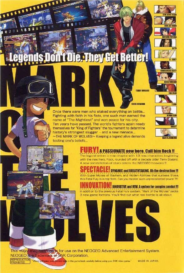 Garou: Mark of the Wolves - (MVS) SNK NeoGeo [Pre-Owned