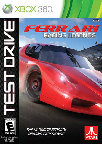 Test Drive: Ferrari Racing Legends - Xbox 360 Video Games Rombax Games   