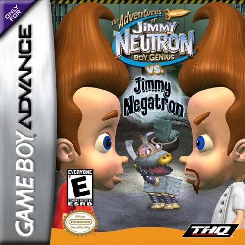 The Adventures of Jimmy Neutron Boy Genius vs. Jimmy Negatron - (GBA) Game Boy Advance [Pre-Owned] Video Games THQ   